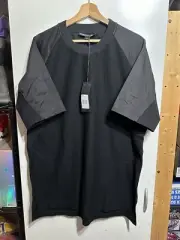 ADIDAS Y-3 x JAMES HARDEN MEN SATEEN TEE (BLACK) Size Medium