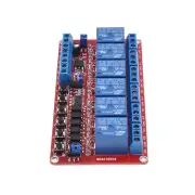 DC 12V 6-Channel Relay High/Low Level Triger Self-Lock Relay