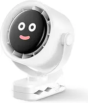 Desk Fan - Portable Rechargeable Clip on Fan,360 Degree Rotation, Portable Fans With Strong Clamp Grip Quiet Operating Desk Fan with LED Display, Ideal for Home, Office, Pram,Camping, Gyms