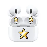 AirSkins for AirPods Pro & Pro 2, Star Design Decals, Scratch-Resistant