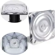 Durable 316 Stainless Steel Boat Seat Swivel Plate - 7" x 7" Base