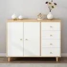 Foret Buffet Sideboard Shoe Cabinet Hallway Table Cupboard Storage 4 Drawers 100