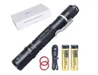 LIGHTFE UV Flashlight 365nm UV Black light torch 2AA battery with LG UV LED Sour