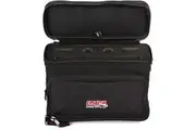 Gator Padded Carry Bag to Hold Shure BLX Style Wireless System 2 Body Packs Microphone Case GM-DUALW