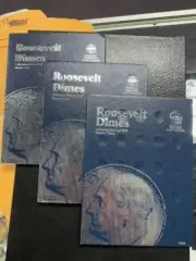 1946 - To (approx) 2040 (3 FOLDER SET) ROOSEVELT DIMES -WHITMAN