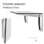 Stainless Steel Folding Brackets Wall Mount Bracket Uplift Folding Shelf Bracket