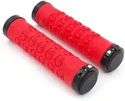 TDR Red Skull Design Lockable Handlegrip Handlebar Grips Sleeve For Mountain Bikes 22mm 130mmMountain Bike