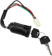 EXEGPLPVK 50cc-250cc ATV Fit for Suzuki Fit for Honda Motorcycle with Wire Start Switch Door Locks Ignition Switch Key