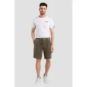 Replay Mens Casual Cargo Shorts Bermuda In Linen Multi