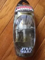 STAR WARS MicroMachine ENDOR AT-AT IMPERIAL TROOP TRANSPORT HASBRO TITANIUM NIB