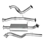 Hulk 4X4 Exhaust Kit to suit Isuzu Mux 3L Rf Colorado 7 2.8L 2012-11/2016 Td Wagon S/Stl 3" - HU4917