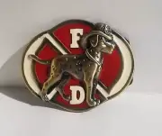 Fire Department Dalmatian Belt Buckle