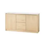 Artiss Buffet Sideboard Marble Style Tabletop - Pine