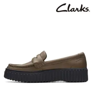 【Clarks】女鞋 Torhill Penny 羅紋厚底餅乾便鞋 鬆糕鞋(CLF73869C)