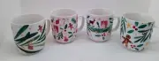Maxwell Williams - Four Christmas Mugs – ‘Merry Mistletoe’ - WHITE