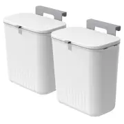 9L Kitchen Compost Bin Counter Top or under Sink, Hanging Large Capacity Trash