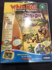 NEW - Whiz Kid Learning System V-Tech K - Scooby-Doo Lost Island Adventure NIP
