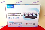 Hikvision HiLook 6MP 4CH NVR Kit 4x 6MP Audio IP Turret T262H Camera Mic 2TB HDD