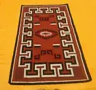 NAVAJO Navaho Wool Kilim Flat Weave Oriental Area Rug 3x5 Turkish Kilim Dhurrie