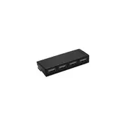 TARGUS 4-Port USB Hub Black - Compatible with PC and MAC