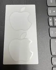 Authentic Apple White Logo Sticker Decal iphone ipod