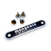 Mongoose - Mesinger Seat badge for back of seat - Old school bmx