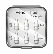 Double Layer Pencil Tips For Apple Pencil 1st, 2nd Generation 2B & HB & Thin Tip For Apple Pencil