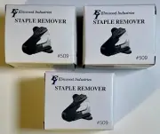 Elmwood Industries Staple Remover #509 (3-Pack) Black Made in the USA - NEW