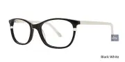 NEW Xoxo XOXO-TRINIDAD-BLACK-WHITE Black White Eyeglasses
