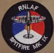 RNLAF - Supermarine Spitfire Mk IX - embroidered Iron on patch