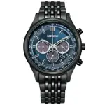 【CITIZEN 星辰】CHRONOGRAPH系列 型男必備 光動能三眼計時腕錶 禮物推薦 送禮首選(CA4418-82L)