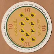 Moosehead Best Hand / High Draw Beer Coaster