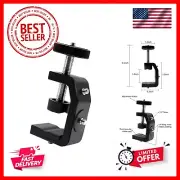 Photography C Clamp Camera Clamp Mount with 1/4" Screw for Photo Studio Video...