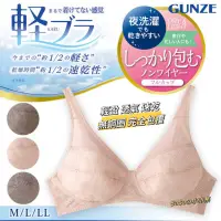 在飛比找蝦皮購物優惠-開立發票 日本Gunze 郡是 超輕量透氣速乾胸罩 無鋼圈內
