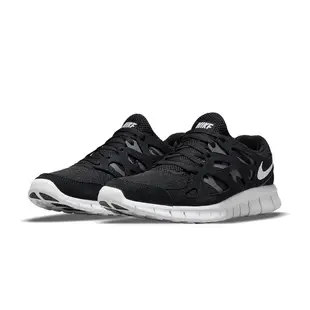 NIKE 耐吉 FREE RUN 2 慢跑鞋 運動鞋 男款 黑白 537732004