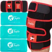 Knee Ice Pack Wrap - 4 in 1 Knee Pain Relief Brace for Joint Pain Bursitis Pain