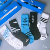 在飛比找蝦皮購物優惠-【Luxury】現貨 ADIDAS 襪子禮盒組 五件組 男女