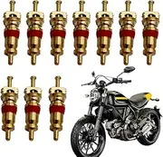Valve Cores, Valve Stem Core - 10X Copper Tire Valve Tool,Valve Stem Core Part Replacement Air Valve Insert Tire Valve Unit for