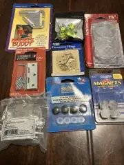 Junk Drawer Lot: Hinges, Lures, Magnets etc...