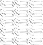 30Pcs Plant Support Spring Clip Stainless Steel Plant Pipe Support Clip Fixing Clamp for Home Plants Gardens Greenhouses(11mm)