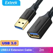 2M UGREEN USB 3.0 Extension Cable for Smart Laptop PC TV Xbox SSD Extender Cord