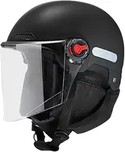 [Gvblkq] Winter Helmet for Men, Windproof Snow Helmet, Snowboard Helmet Men, Snow Sport Helmets, Warm Helmet, Ski Helmet with Lenses, Removable Ear Protection, Snowboarding Safety Helmet,