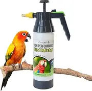 EXTREMEMIST High-Pressure Bird Sprayer | Ultrafine Avian Pump Mister | Bird Bath Mister | Adjustable Brass Nozzle | Bird Cage Cleaner | 20/32 Oz Bottle (32oz)