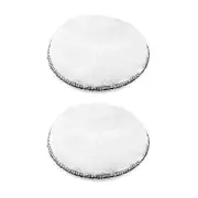 5″ Wool Polishing Pad Hook and Loop Buffing Wheels 2 X