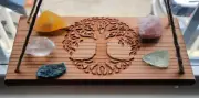 Tree of Life Crystal Cleansing Shelf