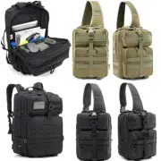 Army Molle Military Backpack Mens Sling Bag Pack Large Camping Hiking Waterproof