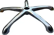 Eigell Office Chair Base,Universal,Reinforced Metal Leg Aluminum Alloy Swivel Gaming Chair Chair Bottom Part Desk Chair Base for Gaming Chair Radius 240mm