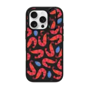 iPhone 16 Pro Impact Ring Stand Case MagSafe Compatible SHRIMPS by Daria Solak Illustrations