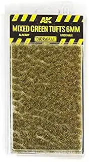 AK Interactive Vegetation - Mixed Green Tufts 6mm