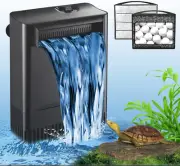 Adjustable Aquarium Filter 30-55 Gal 290GPH Large Internal 3-Stage Bio-Filtratio